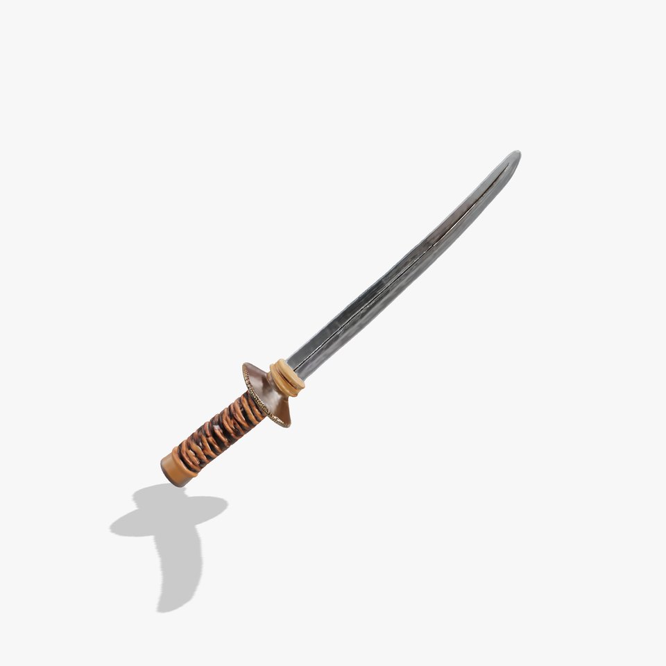 Elegant Katana Sword model pack